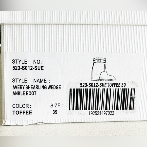 NWT Simkhai Avery Shearling Wedge Ankle Boot - Picture 5 of 17